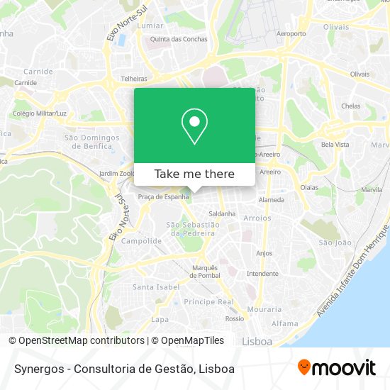 Synergos - Consultoria de Gestão map