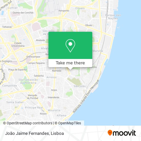 João Jaime Fernandes map