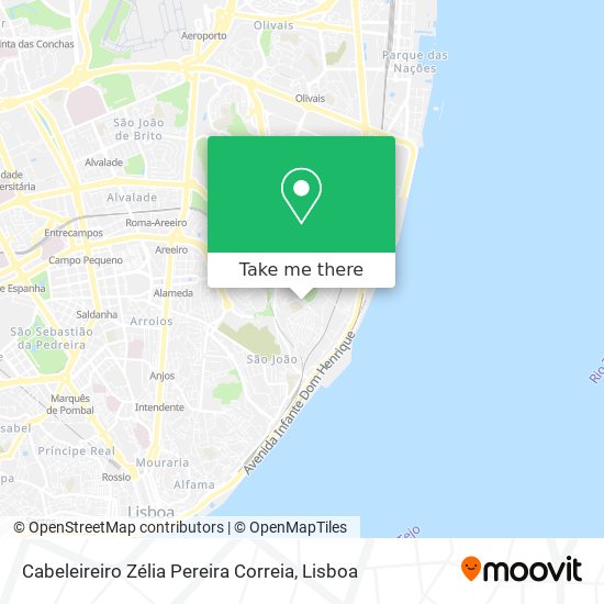Cabeleireiro Zélia Pereira Correia map