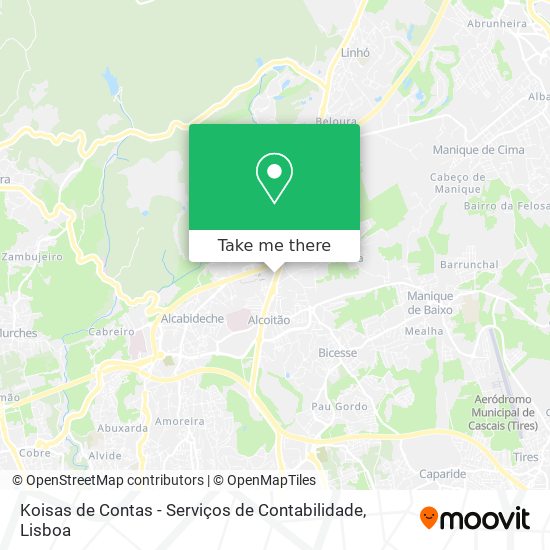 Koisas de Contas - Serviços de Contabilidade mapa