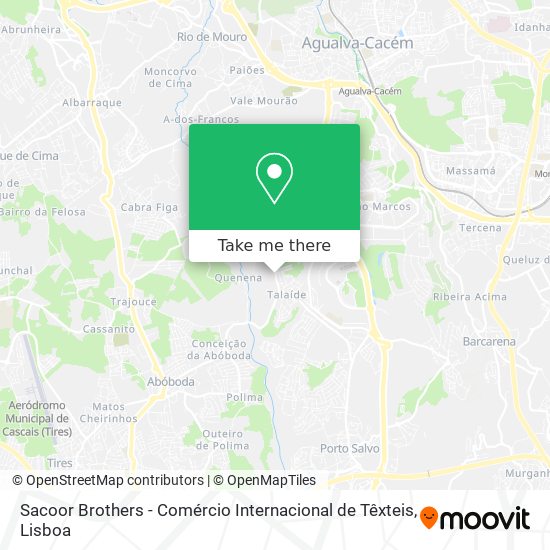 Sacoor Brothers - Comércio Internacional de Têxteis mapa