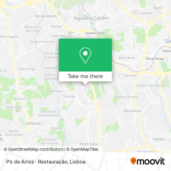 Pó de Arroz - Restauração map
