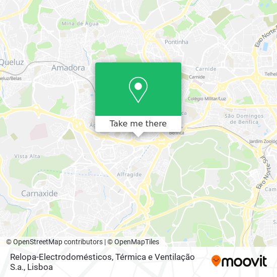 Relopa-Electrodomésticos, Térmica e Ventilação S.a. map