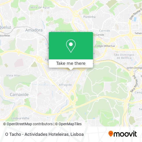 O Tacho - Actividades Hoteleiras mapa
