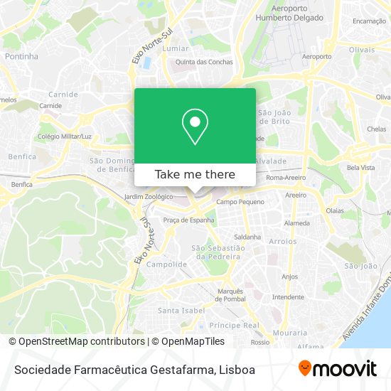 Sociedade Farmacêutica Gestafarma map