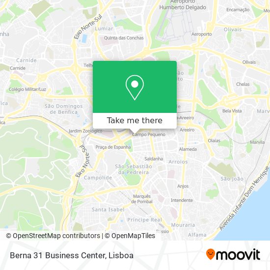 Berna 31 Business Center map