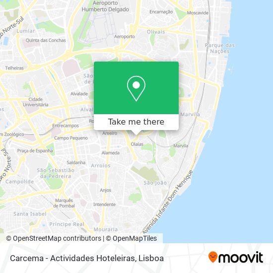 Carcema - Actividades Hoteleiras map