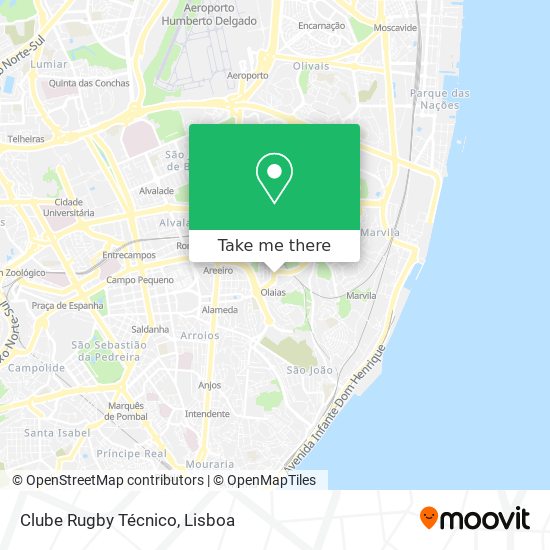Clube Rugby Técnico map