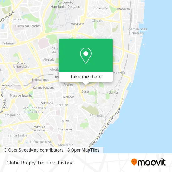 Clube Rugby Técnico map
