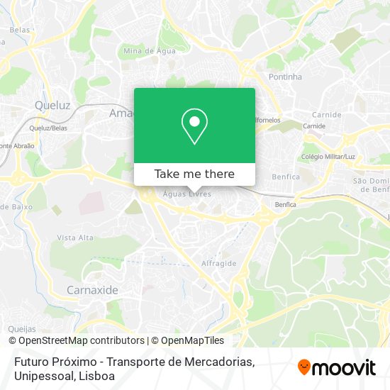 Futuro Próximo - Transporte de Mercadorias, Unipessoal map