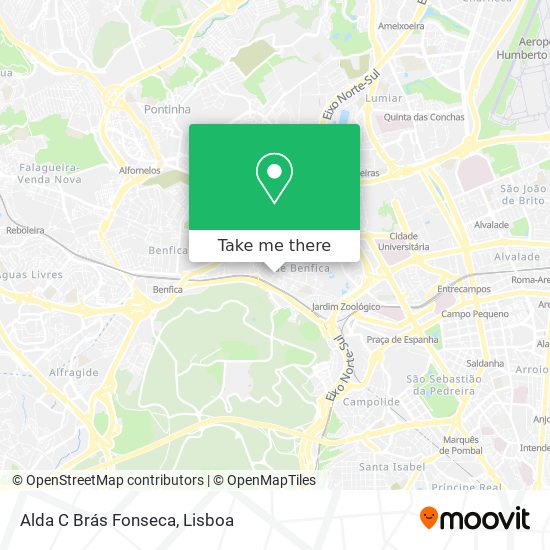 Alda C Brás Fonseca map