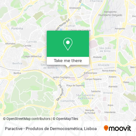 Paractive - Produtos de Dermocosmética map