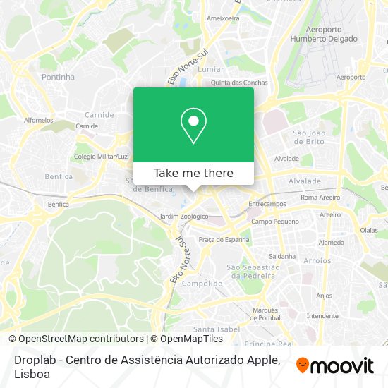 Droplab - Centro de Assistência Autorizado Apple map
