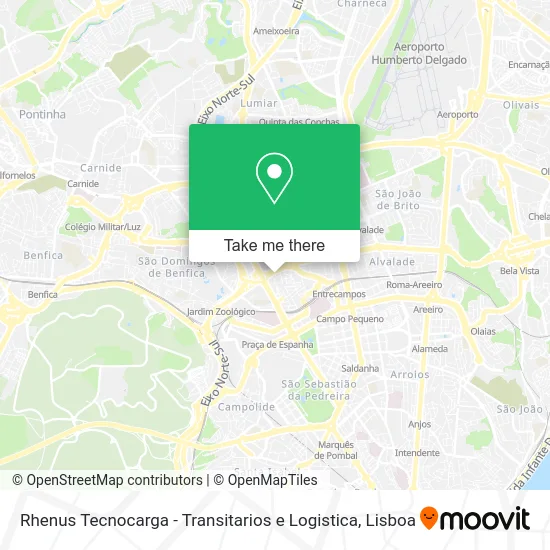 Rhenus Tecnocarga - Transitarios e Logistica map