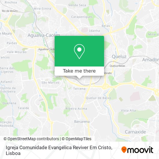Igreja Comunidade Evangélica Reviver Em Cristo map