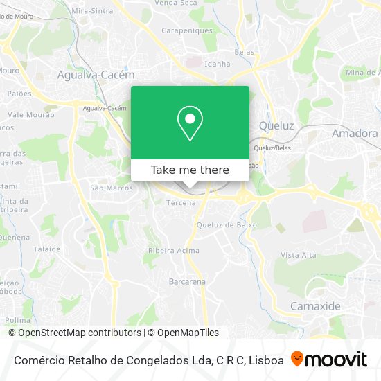 Comércio Retalho de Congelados Lda, C R C map