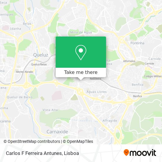 Carlos F Ferreira Antunes mapa