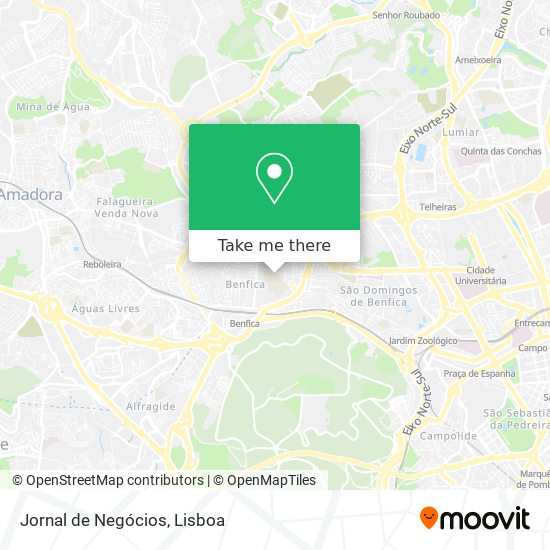 Jornal de Negócios map