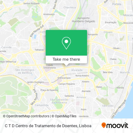 C T D Centro de Tratamento de Doentes map