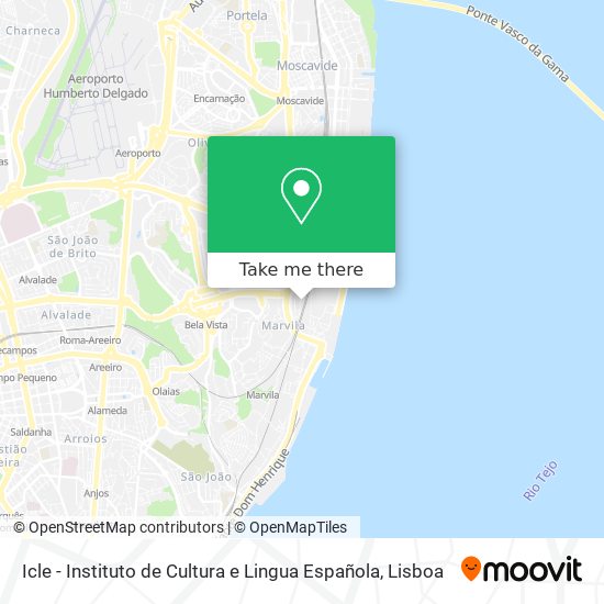 Icle - Instituto de Cultura e Lingua Española map