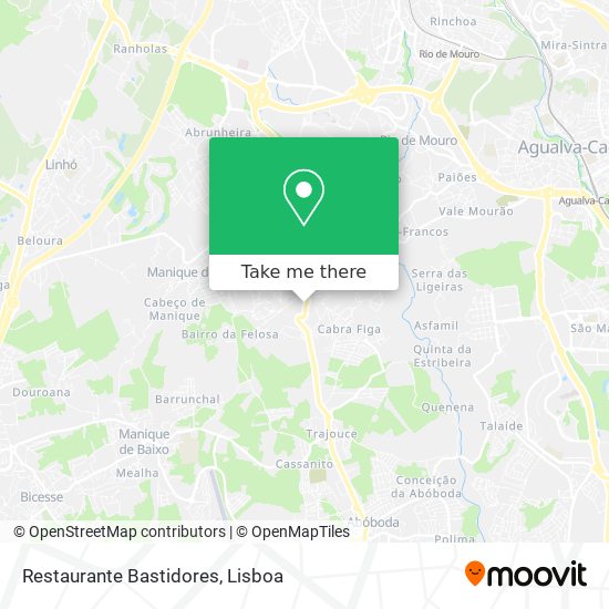 Restaurante Bastidores map