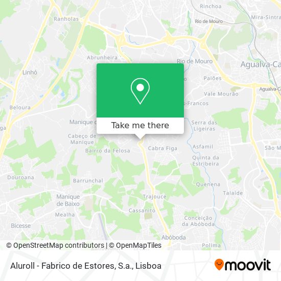 Aluroll - Fabrico de Estores, S.a. map