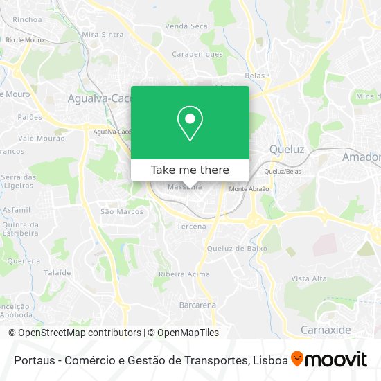 Portaus - Comércio e Gestão de Transportes mapa