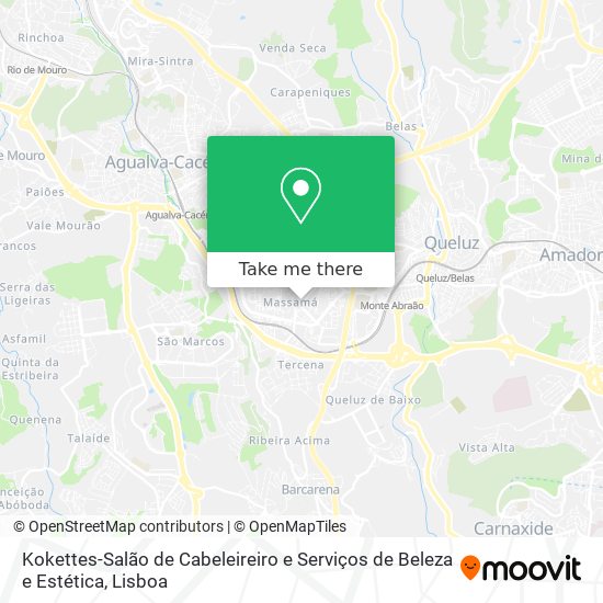 Kokettes-Salão de Cabeleireiro e Serviços de Beleza e Estética mapa