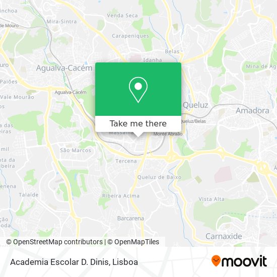 Academia Escolar D. Dinis map