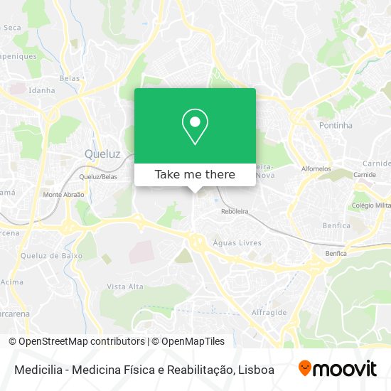 Medicilia - Medicina Física e Reabilitação mapa