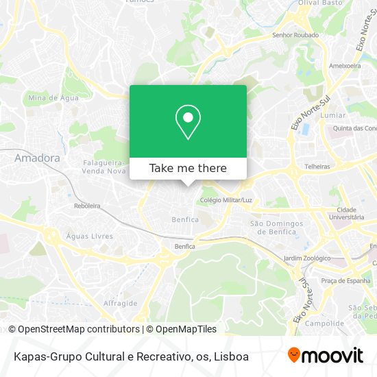 Kapas-Grupo Cultural e Recreativo, os mapa