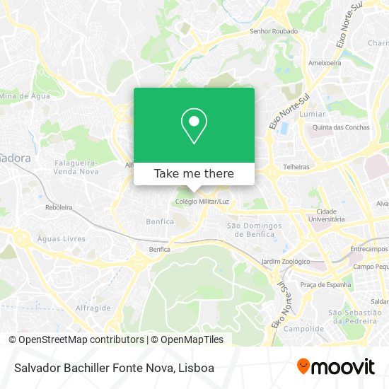 Salvador Bachiller Fonte Nova mapa