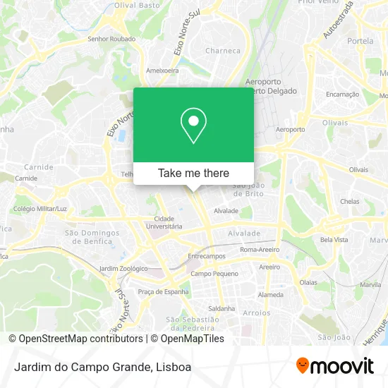 Jardim do Campo Grande map