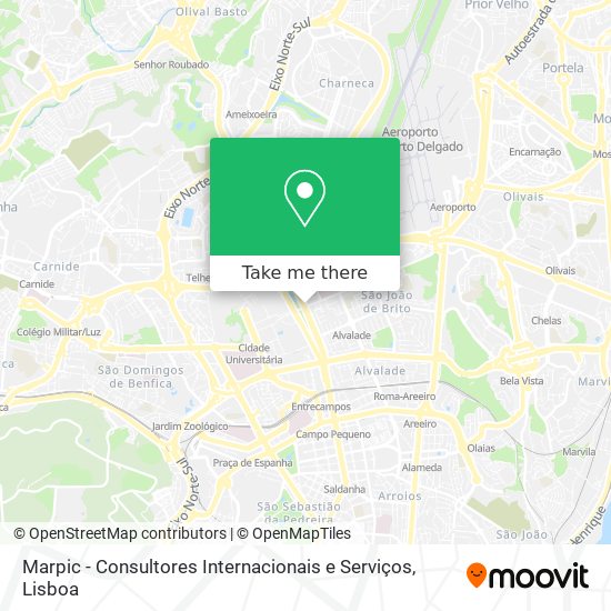 Marpic - Consultores Internacionais e Serviços map