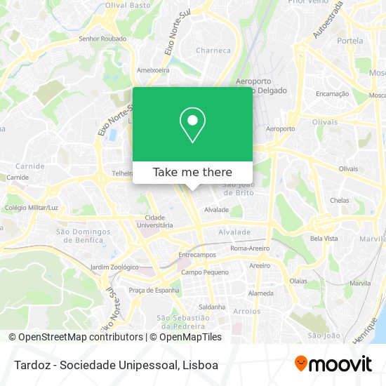 Tardoz - Sociedade Unipessoal mapa