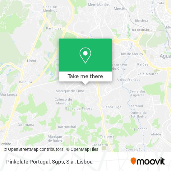 Pinkplate Portugal, Sgps, S.a. mapa
