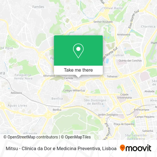 Mitsu - Clínica da Dor e Medicina Preventiva map