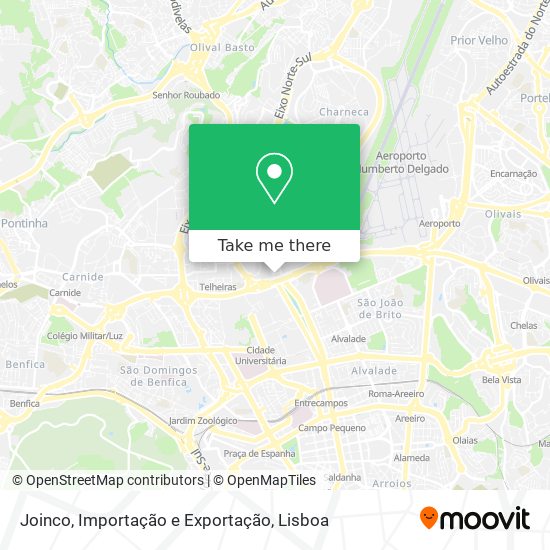 Joinco, Importação e Exportação map