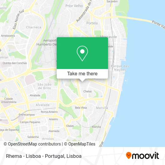 Rhema - Lisboa - Portugal map