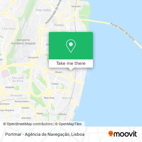 Portmar - Agência de Navegação map