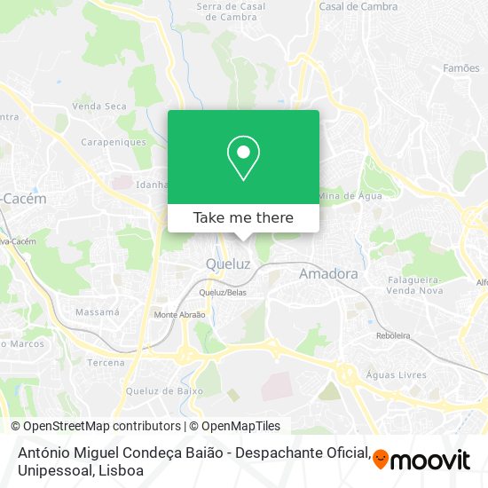 António Miguel Condeça Baião - Despachante Oficial, Unipessoal map