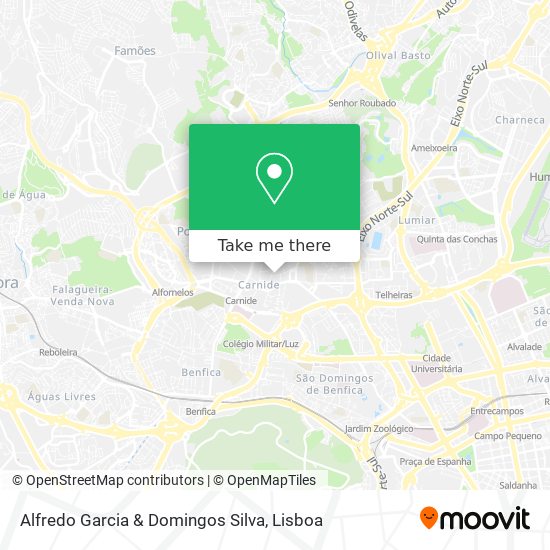 Alfredo Garcia & Domingos Silva map