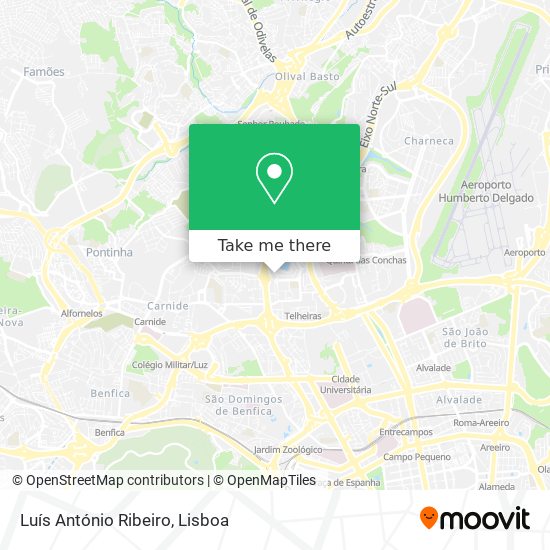 Luís António Ribeiro map