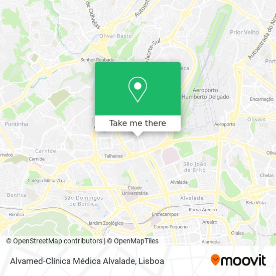 Alvamed-Clínica Médica Alvalade map