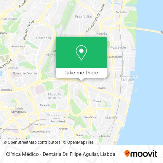 Clínica Médico - Dentária Dr. Filipe Aguilar map