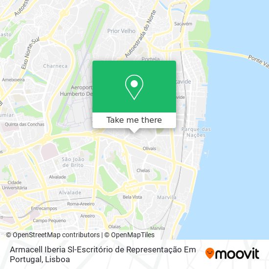 Armacell Iberia Sl-Escritório de Representação Em Portugal map