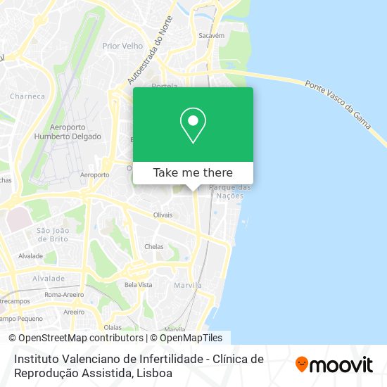 Instituto Valenciano de Infertilidade - Clínica de Reprodução Assistida mapa