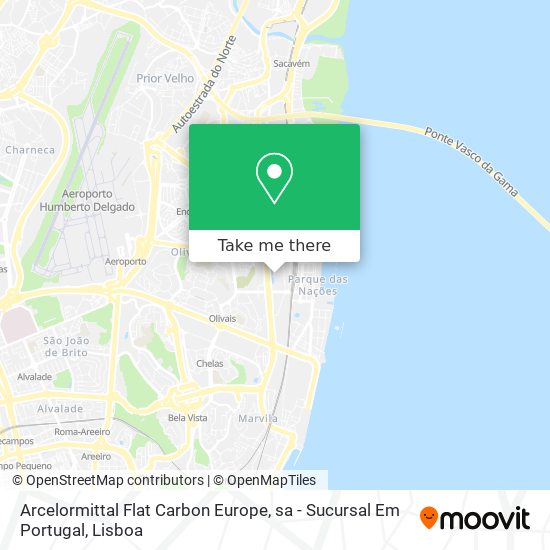 Arcelormittal Flat Carbon Europe, sa - Sucursal Em Portugal map