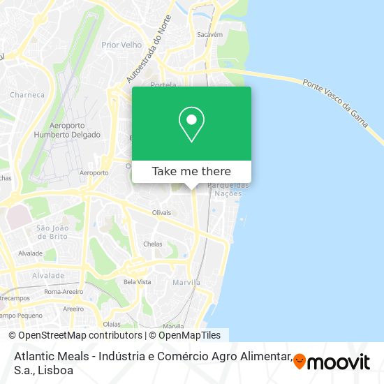 Atlantic Meals - Indústria e Comércio Agro Alimentar, S.a. map