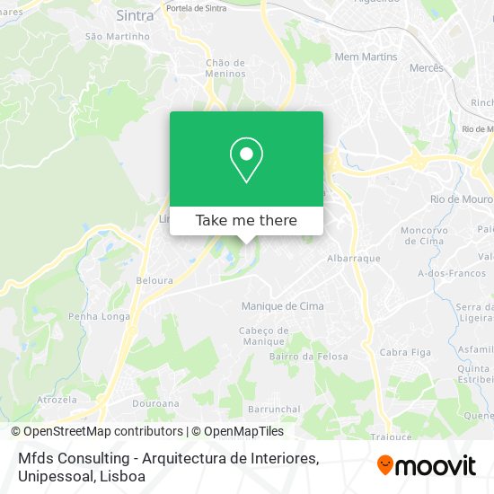 Mfds Consulting - Arquitectura de Interiores, Unipessoal map
